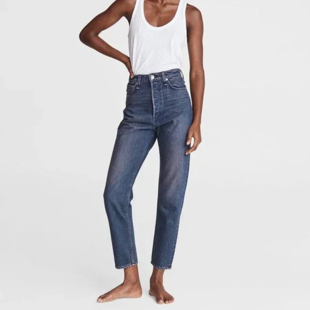 NWT Rag & Bone Ryan Jasmine Super High-Rise Ankle Jean 26